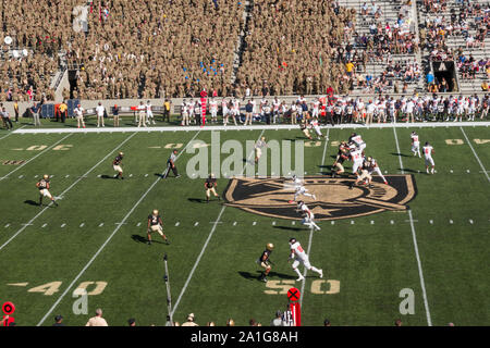 Stade de Football miche à l'Académie militaire, West Point, NY, USA Banque D'Images