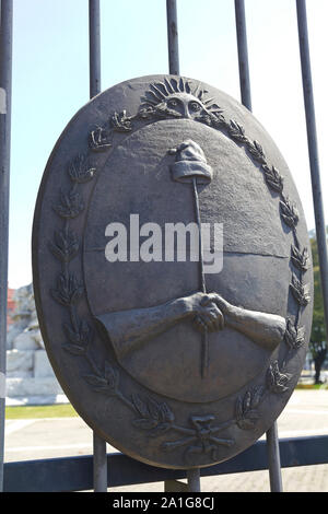 Détail de l'Argentine bouclier de la Maison Rose (Casa Rosada en espagnol). Buenos Aires, Argentine Banque D'Images