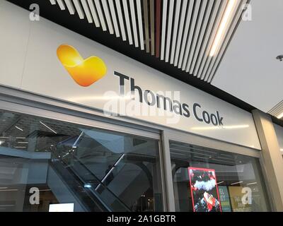 23 Septembre 2019 Thomas Cook s'effondre, UK - 23 Sep 2019 Maidstone Kent South East Thomas Cook Store Banque D'Images