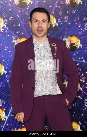 La Strictly Come Dancing Tapis Rouge 2019 tenue au Centre de BBC TV, Wood Lane - Arrivées avec : Bayley Où : London, Royaume-Uni Quand : 26 août 2019 Crédit : Mario Mitsis/WENN.com Banque D'Images