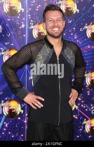 La Strictly Come Dancing Tapis Rouge 2019 tenue au Centre de BBC TV, Wood Lane - Arrivées en vedette : Chris Ramsey Où : London, Royaume-Uni Quand : 26 août 2019 Crédit : Mario Mitsis/WENN.com Banque D'Images