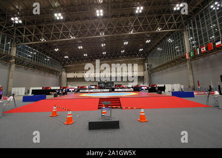 Makuhari Messe, Chiba, Japon. 27 Sep, 2019. Vue générale, le 27 septembre 2019 - Taekwondo : READY STEADY TOKYO - Taekwondo à Makuhari Messe, Chiba, Japon. Credit : Naoki Morita/AFLO SPORT/Alamy Live News Banque D'Images