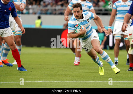 Chofu (, Tokyo, Japon. Sep 21, 2019. Nicolas Sanchez (ARG) Rugby : Coupe du Monde de Rugby 2019 Bassin C match entre la France et l'Argentine au Stade de Tokyo à Chofu, Tokyo, Japon . Credit : EXTRÊME-ORIENT PRESSE/AFLO/Alamy Live News Banque D'Images