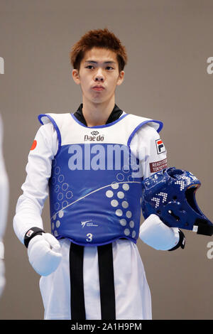 Makuhari Messe, Chiba, Japon. 27 Sep, 2019. Ryuta Matsui (JPN), le 27 septembre 2019 - READY STEADY : Taekwondo Taekwondo TOKYO - Men's Gyeorugi -58kg au Makuhari Messe, Chiba, Japon. Credit : Naoki Morita/AFLO SPORT/Alamy Live News Banque D'Images