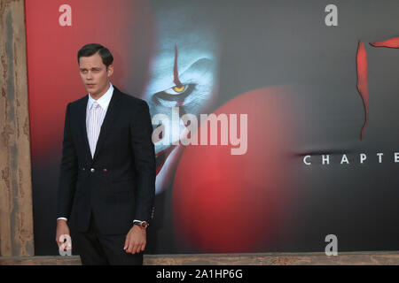 'Il Chapitre Deux' en première mondiale au Théâtre du Village Le 26 août 2019 à Westwood, CA comprend : Bill Skarsgard Où : Westwood, California, United States Quand : 27 août 2019 Credit : Nicky Nelson/WENN.com Banque D'Images