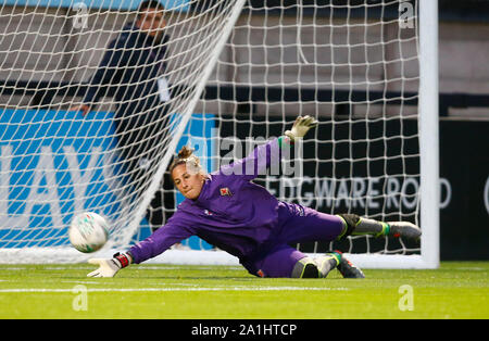 Manchester, Angleterre - 26 SEPTEMBRE : Francesca Durante de la Fiorentina pendant l'UEFA Women's Champions League Round 32 match aller 2e entre les femmes d'Arsenal Banque D'Images