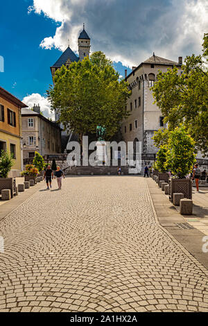 France Haute-Savoie - Chambery - Place du chateau Banque D'Images