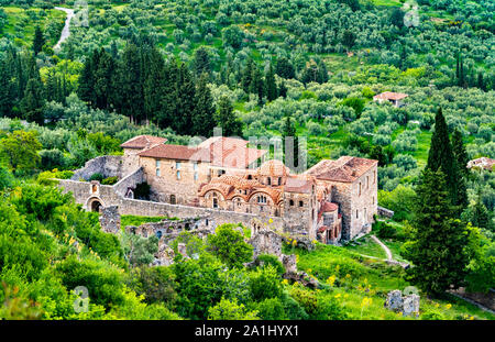 Métropole orthodoxe Saint Dimitrios à Mystras en Grèce Banque D'Images