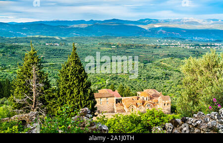 Métropole orthodoxe Saint Dimitrios à Mystras en Grèce Banque D'Images