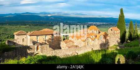 Métropole orthodoxe Saint Dimitrios à Mystras en Grèce Banque D'Images