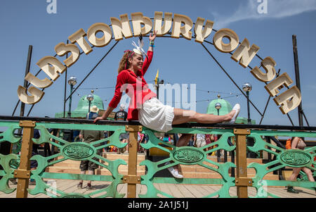 Festival de Glastonbury 2019. Crédit : Charlie Raven/Alay Banque D'Images