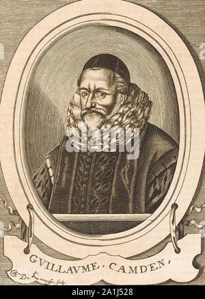 WILLIAM CAMDEN (1551-1623) English anciens et topographe Banque D'Images