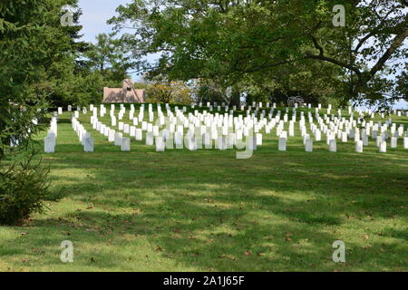 Cemetery Hill à Gettysburg, Pennsylvanie, USA Banque D'Images