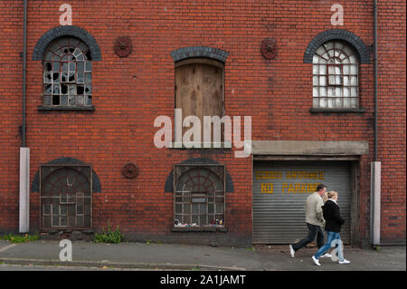 Récession, Stoke-on-Trent, Angleterre La Old Court House, Old Court Street, Tunstall, Stoke-on-Trent. Banque D'Images