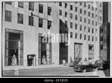 Caisse nationale Co., 50 Rockefeller Plaza. Banque D'Images