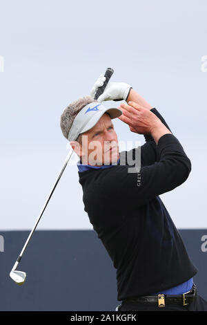 Kingsbarns, UK. 27 Sep, 2019. Luke Donald de l'Angleterre au cours des rondes deux de l'Alfred Dunhill Links Championship, Tournoi de Golf à la tournée européenne, de l'Écosse de Kingsbarns Crédit : España/Alamy Live News Banque D'Images