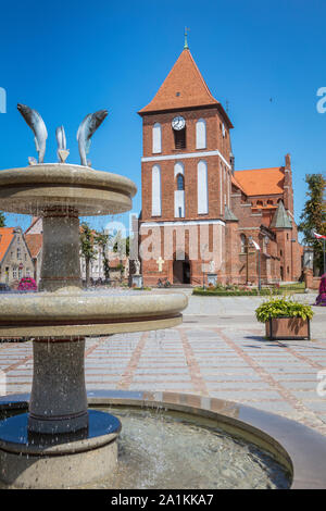 Dans l'église St Jacob Czeladz. Czeladz, Warmian-Masurian, Pologne. Banque D'Images