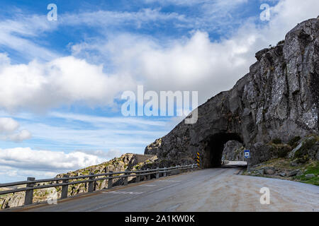 Tunnel historique à la Serra da Estrela, Portugal Banque D'Images