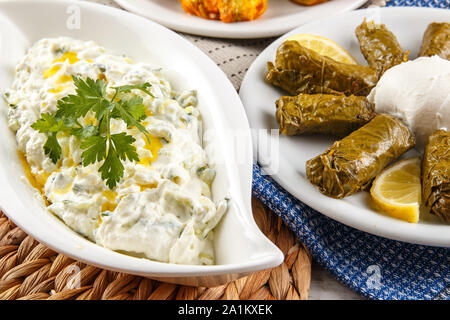 Hors-d'œuvre grec, Meze Banque D'Images