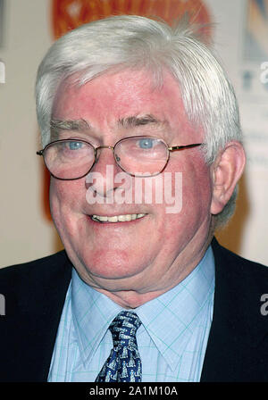 Phil Donahue, 2003, photo de John Barrett/PHOTOlink Banque D'Images