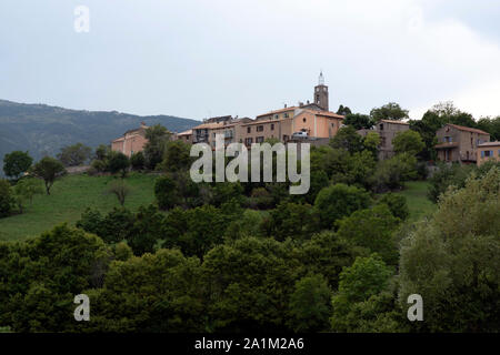 Village de Saint Julien du Verdon en Provence, France Banque D'Images