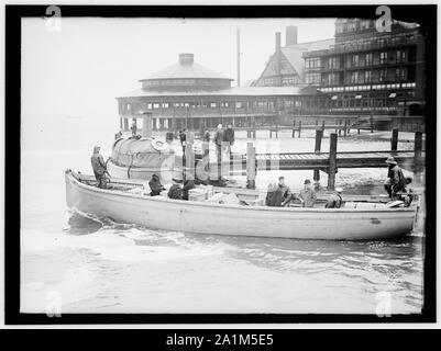 OLD POINT COMFORT, VA. WHARF Banque D'Images