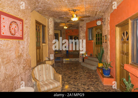 Desert Cave Hotel, Coober Pedy, Australie Banque D'Images