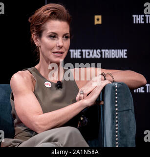 Austin, Texas, États-Unis. 27 Sep, 2019. STEPHANIE RUHLE effectue une entrevue le jour deux des trois jours Texas Tribune Festival, un colloque sur la politique et la politique annuelle. Crédit : Brian Cahn/ZUMA/Alamy Fil Live News Banque D'Images