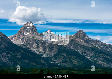 Chaîne Teton, Grand Teton National Park Banque D'Images