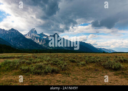 Chaîne Teton, Grand Teton National Park Banque D'Images