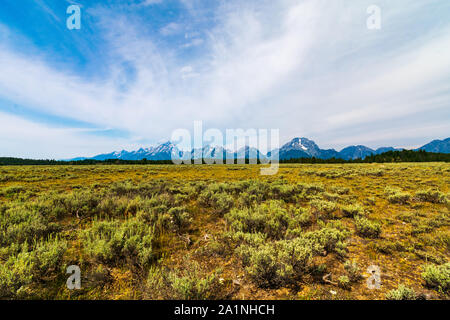 Chaîne Teton, Grand Teton National Park Banque D'Images