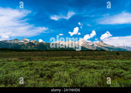 Chaîne Teton, Grand Teton National Park Banque D'Images