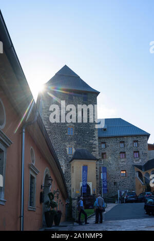 Deutschlandsberg : Château de Deutschlandsberg, en Autriche, Styrie, Carinthie, Süd-Steiermark Banque D'Images