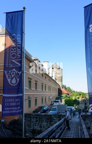 Deutschlandsberg : Château de Deutschlandsberg, en Autriche, Styrie, Carinthie, Süd-Steiermark Banque D'Images