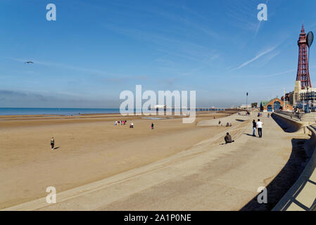 Pleasure Beach Blackpool communément appelé Pleasure Beach Resort ou simplement plaisir Beach en Angleterre. Photo prise le 19 septembre 2019 - bl Banque D'Images