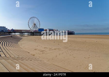 Pleasure Beach Blackpool communément appelé Pleasure Beach Resort ou simplement plaisir Beach en Angleterre. Photo prise le 19 septembre 2019 - bl Banque D'Images