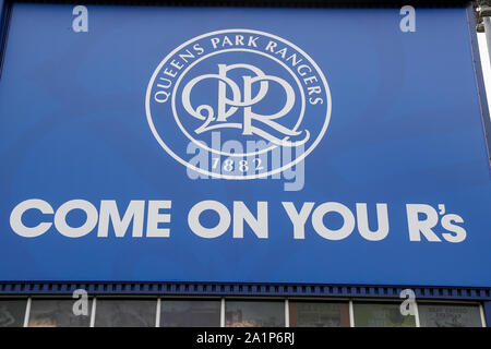 Londres, Royaume-Uni. 28 Sep, 2019. Londres, Royaume-Uni. 28 Sep, 2019. Sky Bet Championship match entre les Queens Park Rangers et West Bromwich Albion à Kiyan Prince Foundation Stadium, Londres, le samedi 28 septembre 2019. (Crédit : John Cripps | MI News) usage éditorial uniquement, licence requise pour un usage commercial. Crédit : MI News & Sport /Alamy Live News Banque D'Images