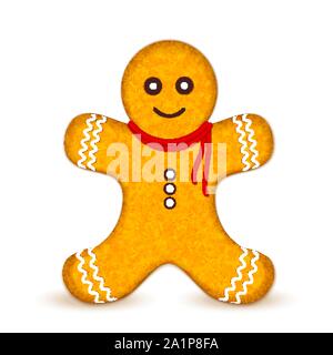 Gingerbread Man vector Illustration de Vecteur