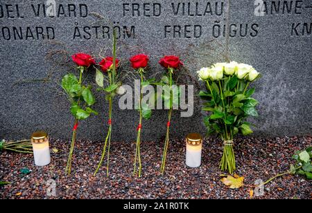 Stockholm, Suède. 28 Sep, 2019. l'Minnesmonumentet à Djurgarden à Stockholm, le 28 septembre 2019Crédit : Albert Nieboer/ Pays-Bas OUT/Point de vue OUT |/dpa/Alamy Live News Banque D'Images
