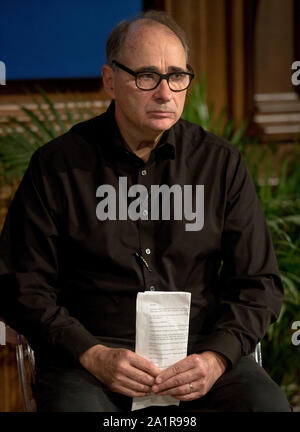 Austin, Texas, États-Unis. 28 Sep, 2019. DAVID AXELROD modère une discussion sur le dernier jour de la Texas Tribune de trois jours, le Festival de la politique annuelle et colloque de politique. Crédit : Brian Cahn/ZUMA/Alamy Fil Live News Banque D'Images