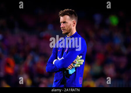 Barcelone - SEP 24 : Neto joue au match de la Liga entre le FC Barcelone et Villarreal CF au Camp Nou le 24 septembre 2019 à Barcelone, Banque D'Images