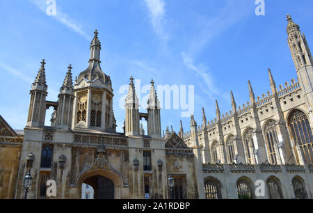 Les bâtiments du King's College à Cambridge, Royaume-Uni Banque D'Images