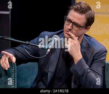 Austin, Texas, États-Unis. 28 Sep, 2019. CHRIS HAYES modère une discussion sur le dernier jour de la Texas Tribune de trois jours, le Festival de la politique annuelle et colloque de politique. Crédit : Brian Cahn/ZUMA/Alamy Fil Live News Banque D'Images