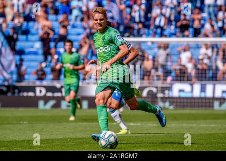 Barcelone - SEP 22 : Martin Odegaard joue au match de la Liga entre l'Espanyol et à la Real Sociedad RCDE Stadium le 22 septembre 2019 à Bar Banque D'Images