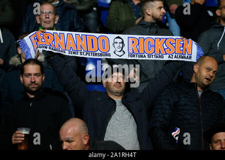 Paris, France. 28 Sep, 2019. Paris, 28-09-2019, Fortuna Sittard - Sparte, saison 2019-2020 de l'Eredivisie néerlandaise. Fernando Ricksen : Crédit Photos Pro/Alamy Live News Banque D'Images