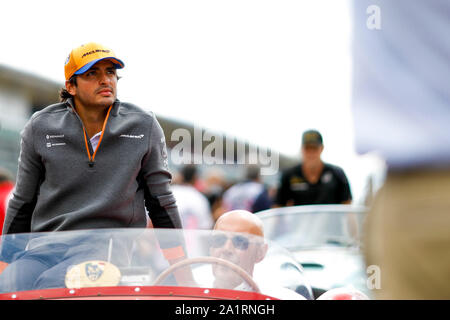CARLOS SAINZ Jr de McLaren F1 Team sur la Formule 1 Grand Prix d'Italie à Monza, Circuit d'Eni à Monza, Italie. Banque D'Images