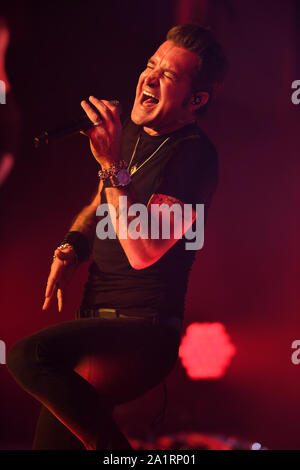 Fort Lauderdale en Floride, USA. 27 Sep, 2019. Scott Stapp fonctionne à l-0779 Center le 27 septembre 2019 à Fort Lauderdale, en Floride. Crédit : Mpi04/media/Alamy Punch Live News Banque D'Images