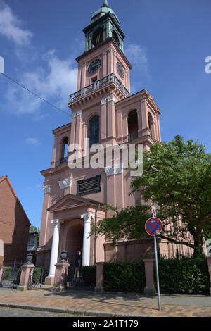 Remonstrant Église de Friedrichstadt, la belle ville et destination touristique dans le nord de l'Allemagne, fondée par les colons hollandais Banque D'Images