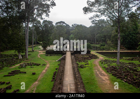 Angkor Thom, le Baphuon, Cambodge Banque D'Images