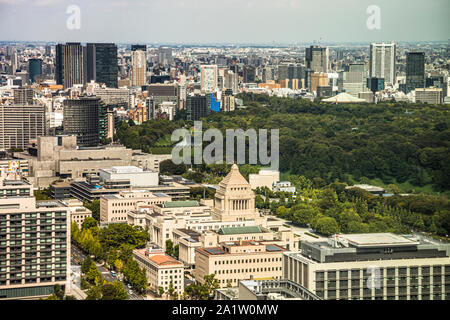 Cityscape Tokyo, Japon Banque D'Images